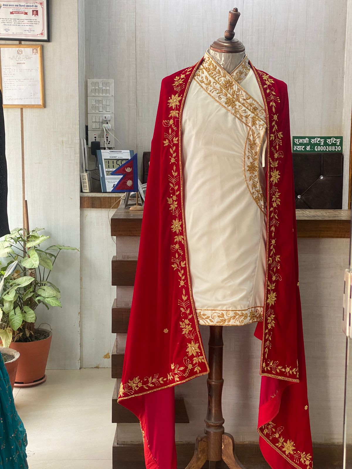 The Sovereign Velvet Wrap Ensemble